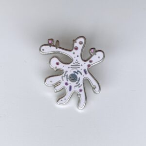Purple Dendritic Cell Enamel Pin