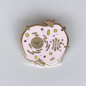 Pink T-Cell Enamel Pin