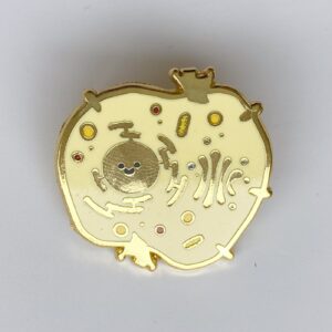 Gold T-Cell Enamel Pin