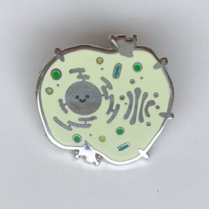 Green T-Cell Enamel Pin
