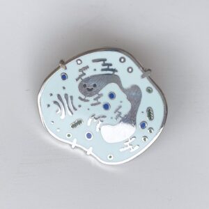 Blue Granulocyte Cell Enamel Pin