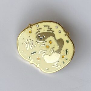 Gold Granulocyte Cell Enamel Pin