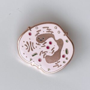 Pink Granulocyte Cell Enamel Pin